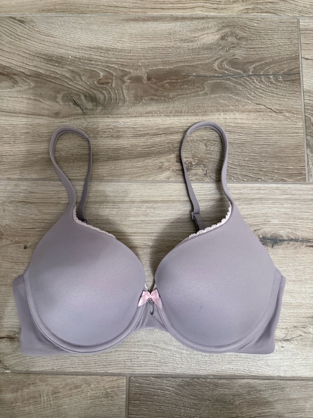 Victoria’s Secret Smooth Demi Underwire Bra - Purple/Grey  32DD